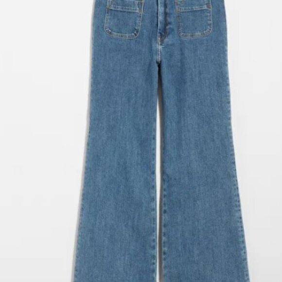 NWT! High-Waist Flared Jeans from & Other Stories, size 28 - Picture 4 of 13